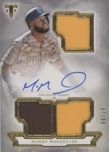 2018 Topps Triple Threads - Manny Margot #RFPAR-MM