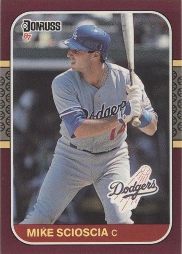 1987 Donruss Opening Day - Mike Scioscia #82