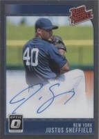 2018 Panini Donruss Optic - Justus Sheffield #RPS-JS