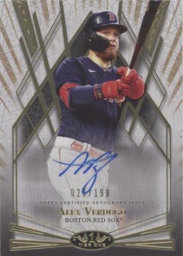 2022 Topps Tier One - Alex Verdugo #BOA-AV