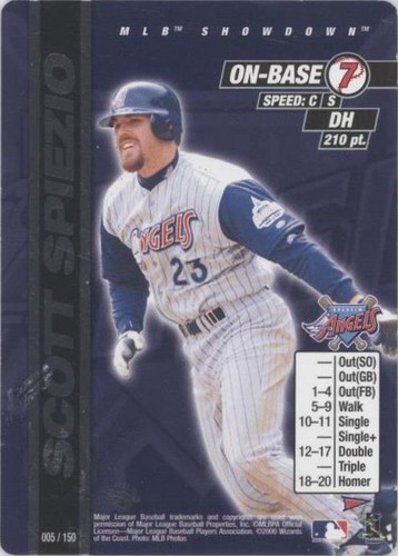 2000 MLB Showdown Pennant Run - Scott Spiezio #005