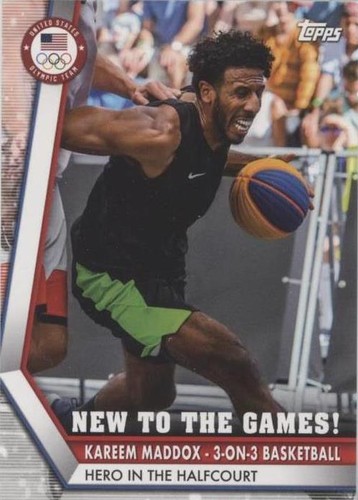 2021 Topps U.S. Olympic & Paralympic Team and Hopefuls - Kareem Maddox #NG-KM