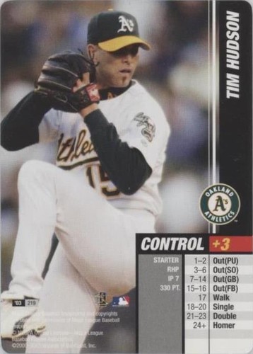 2003 MLB Showdown - Tim Hudson #219