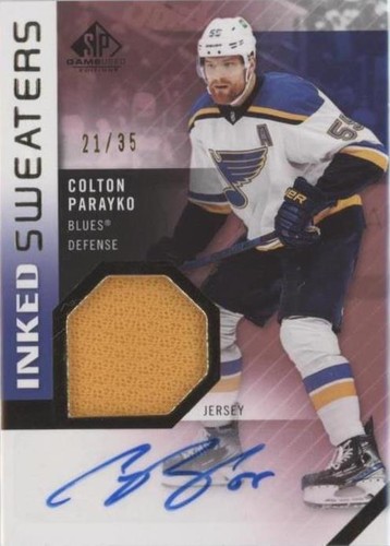 2021-22 Upper Deck SP Game Used - Colton Parayko #IS-PA