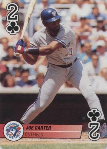 1995 Bicycle Baseball Aces Playing Cards - Joe Carter #2C