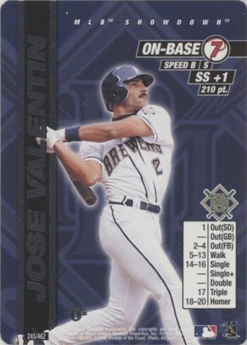 2000 MLB Showdown - Jose Valentin #245