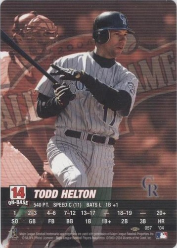 2004 MLB Showdown Pennant Run - Todd Helton #057