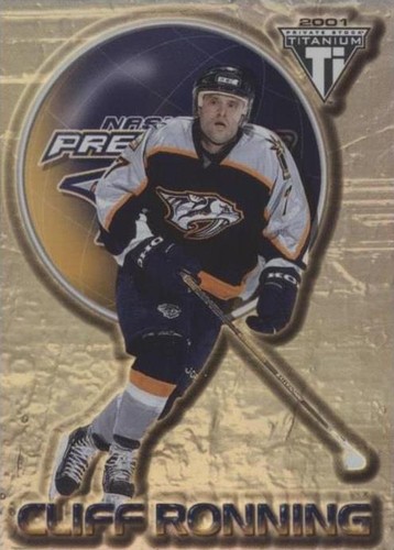 2000-01 Pacific Private Stock Titanium - Cliff Ronning #52