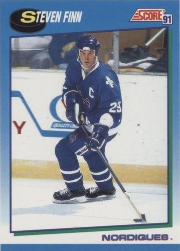 1991-92 Score Canadian - Steven Finn #498