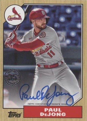 2022 Topps Series 1 - Paul DeJong #87BA-PD