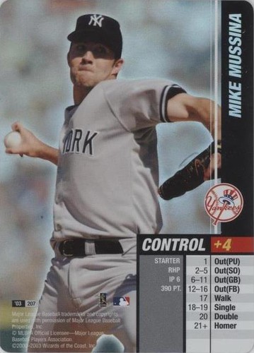 2003 MLB Showdown - Mike Mussina #207