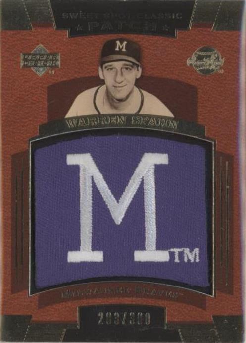 Upper Deck Sweet Spot Classic 2004 - Warren Spahn #SSP-WS