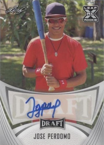 2021 Leaf Draft - Jose Perdomo #BA-JP2