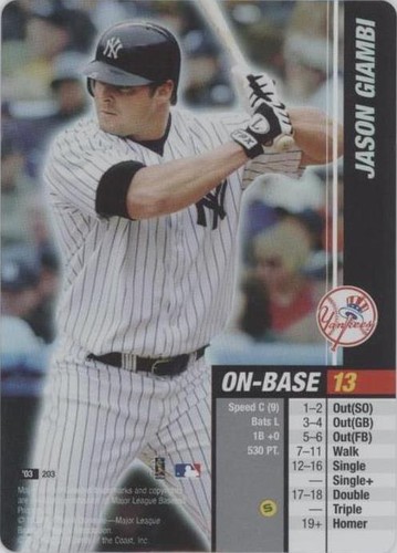 2003 MLB Showdown - Jason Giambi #203