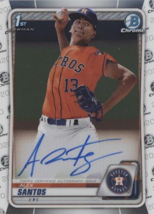 2020 Bowman Draft - Alex Santos #CDA-ASAN