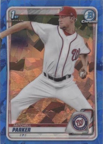 2020 Bowman Chrome Draft Sapphire Edition - Mitchell Parker #BD-176