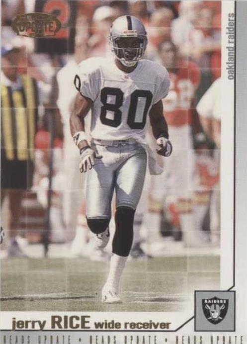 2002 Pacific Heads Update Jerry Rice #125
