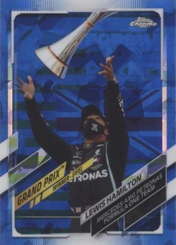 その他 2020 topps f1 sapphire Lewis Hamilton 2020 Topps Chrome Sapphire F1 Lewis Hamilton Gold #153 (28