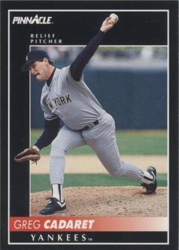 1992 Pinnacle - Greg Cadaret #402