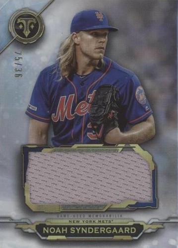 2019 Topps Triple Threads - Noah Syndergaard #SJR-NS2