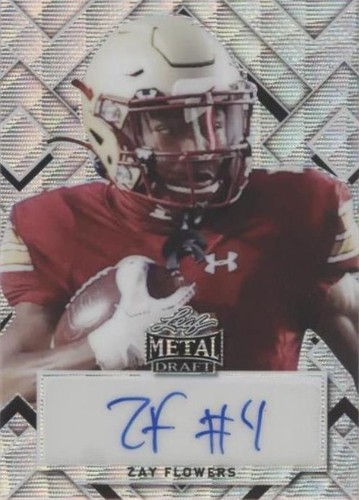 2022 Leaf Metal Draft Zay Flowers #PA-ZF1