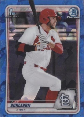 2020 Bowman Chrome Draft Sapphire Edition - Alec Burleson #BD-45
