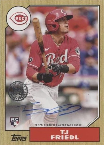 2022 Topps Series 2 - T.J. Friedl #87BA-TF