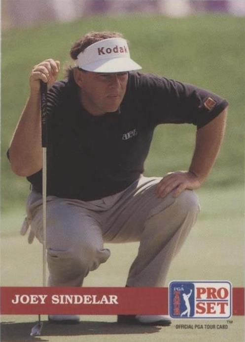 1992 Pro Set Golf - Joey Sindelar #72