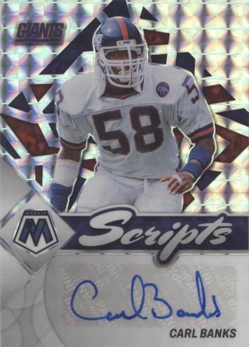 2022 Panini Mosaic Carl Banks #S-CB