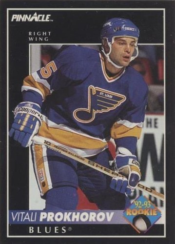 1992-93 Pinnacle - Vitali Prokhorov #404