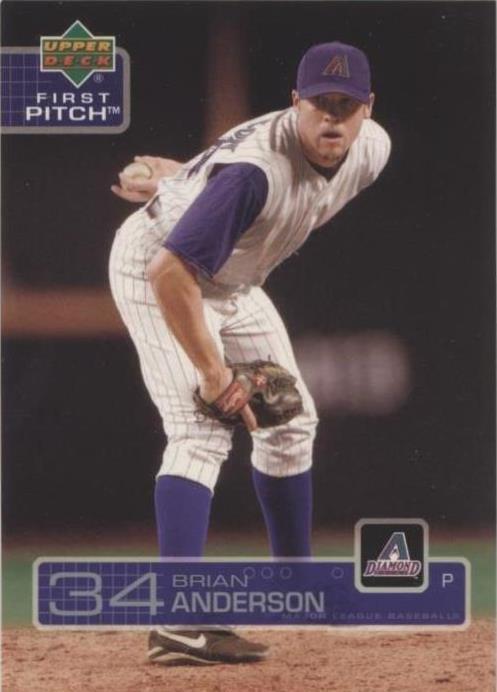 Primer lanzamiento de cubierta superior 2003 - Brian Anderson #183