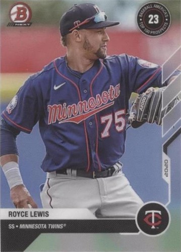 2020-21 Bowman Next Topps Now Baseball America Top 100 Prospects - Royce Lewis #BA-69