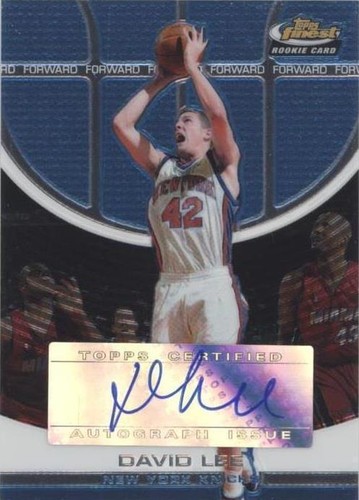 2005-06 Topps Finest - David Lee #133
