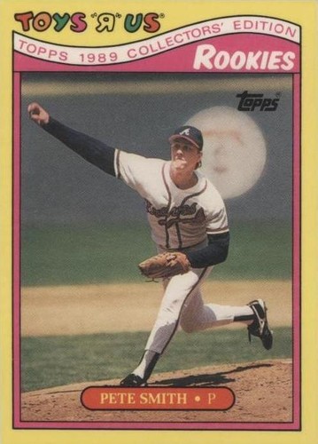 1989 Topps Toys R Us Rookies - Pete Smith #29