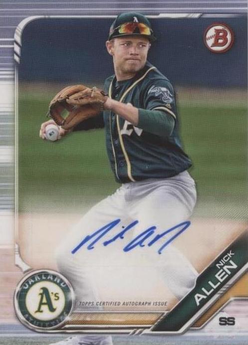 2019 Bowman - Nick Allen #PA-NA
