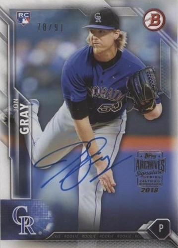2018 Topps Archives Signature Series Active Player Edition Buybacks - Jon Gray #16B-134
