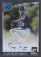 2018 Panini Donruss Optic - Felix Jorge #RRS-FJ