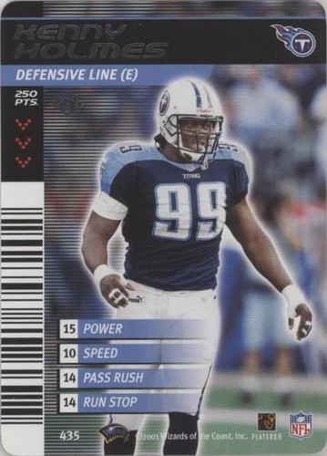 2001-02 NFL Showdown 1st Edition Kenny Holmes #435