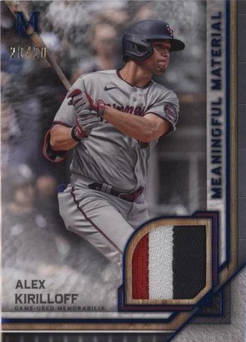 2023 Topps Museum Collection - Alex Kirilloff #MMR-AKI