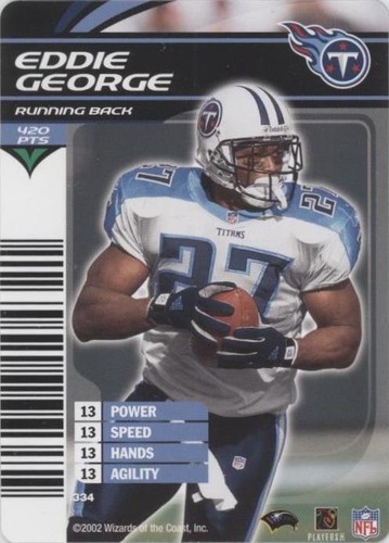 2002-03 NFL Showdown Eddie George #334