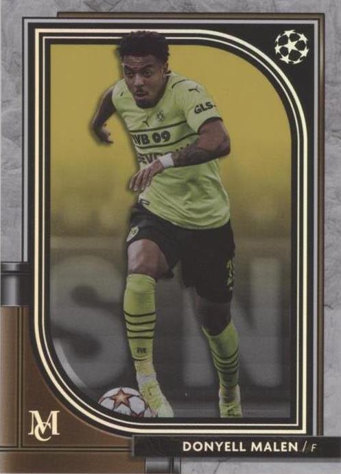 2021-22 Topps Museum Collection UCL Donyell Malen #60