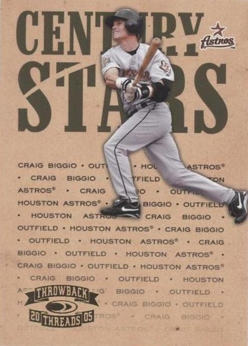 2005 Donruss Throwback Threads - Craig Biggio #CS-15