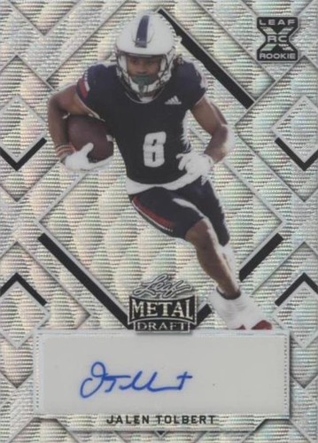 2022 Leaf Metal Draft Jalen Tolbert #BA-JT1