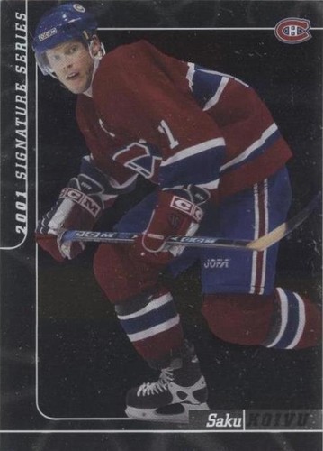 2000-01 In the Game Be A Player Signature Series - Saku Koivu #91