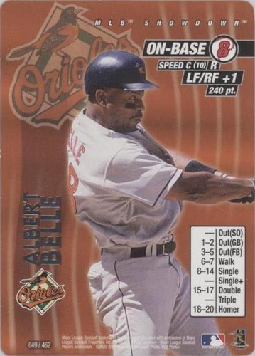 2001 MLB Showdown - Albert Belle #049