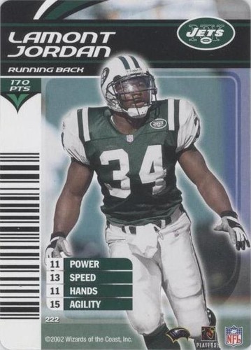 2002-03 NFL Showdown LaMont Jordan #222