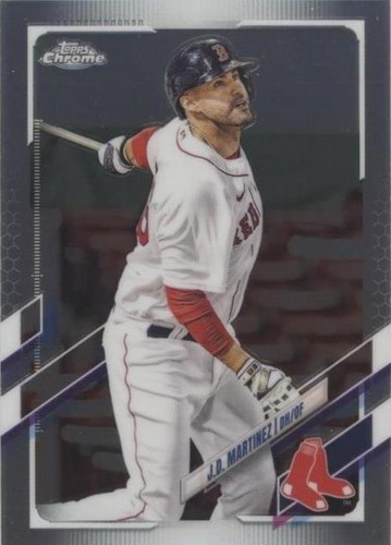 2021 Topps Chrome - J.D. Martinez #95