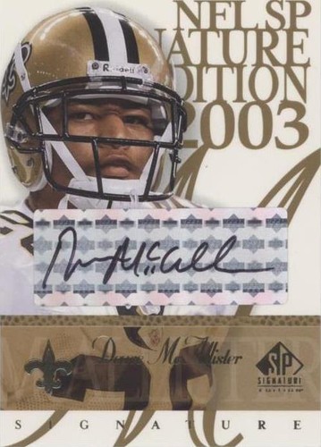 2003 SP Signature Edition Deuce McAllister #MC