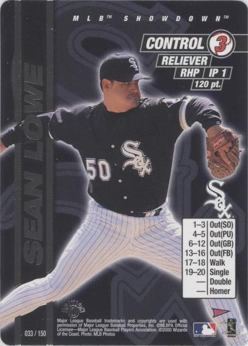2000 MLB Showdown Pennant Run - Sean Lowe #033