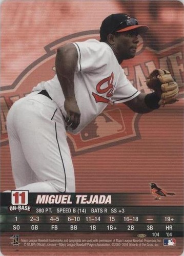 2004 MLB Showdown Pennant Run - Miguel Tejada #104